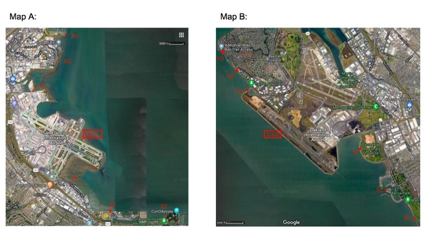Effects of airport runoff pollution on water quality in bay area sites near San Francisco and Oakland airports