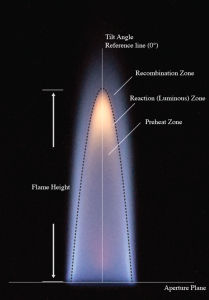 Investigation of Bunsen-type Premixed Flame Response to Acoustic Excitation: Temperature and Flame Profile