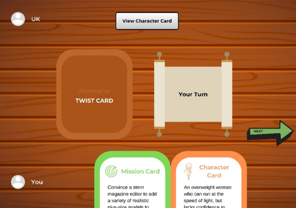 Reimagize – a digital card-based roleplaying game to improve adolescent girls’ body image