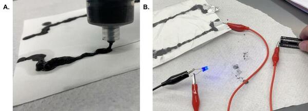 Solubility of graphite and the efficacy of using its dissolved form as a conductive paste