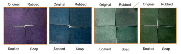 An alternative to textile dyes: Synthesizing and applying PMMA nanoparticles to create structural coloration