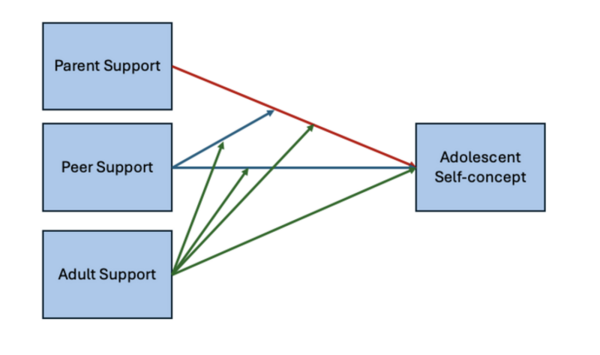 Effects of social support on adolescent identity development
