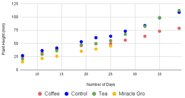 The efficacy of spent green tea leaves and coffee grounds on the growth of <i>Ocimum basilicum</i>