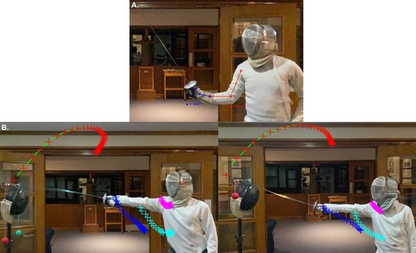 Cover photo for  The effect of joint angle differences on blade velocity in elite and novice saber fencers: A kinematic study
